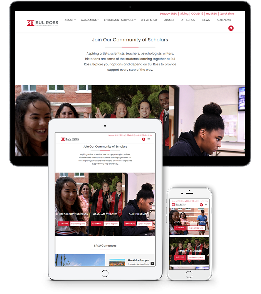 sulross mobile responsive